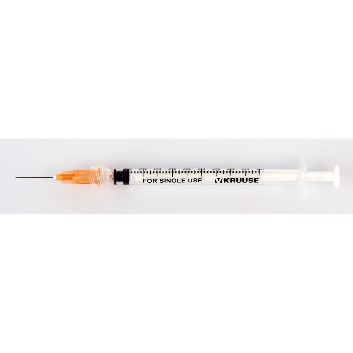 Disposable 1 mL Syringe with LL Needle Pack of 100 Syringes 25 G x 5/8 in - Default Title - product image 1