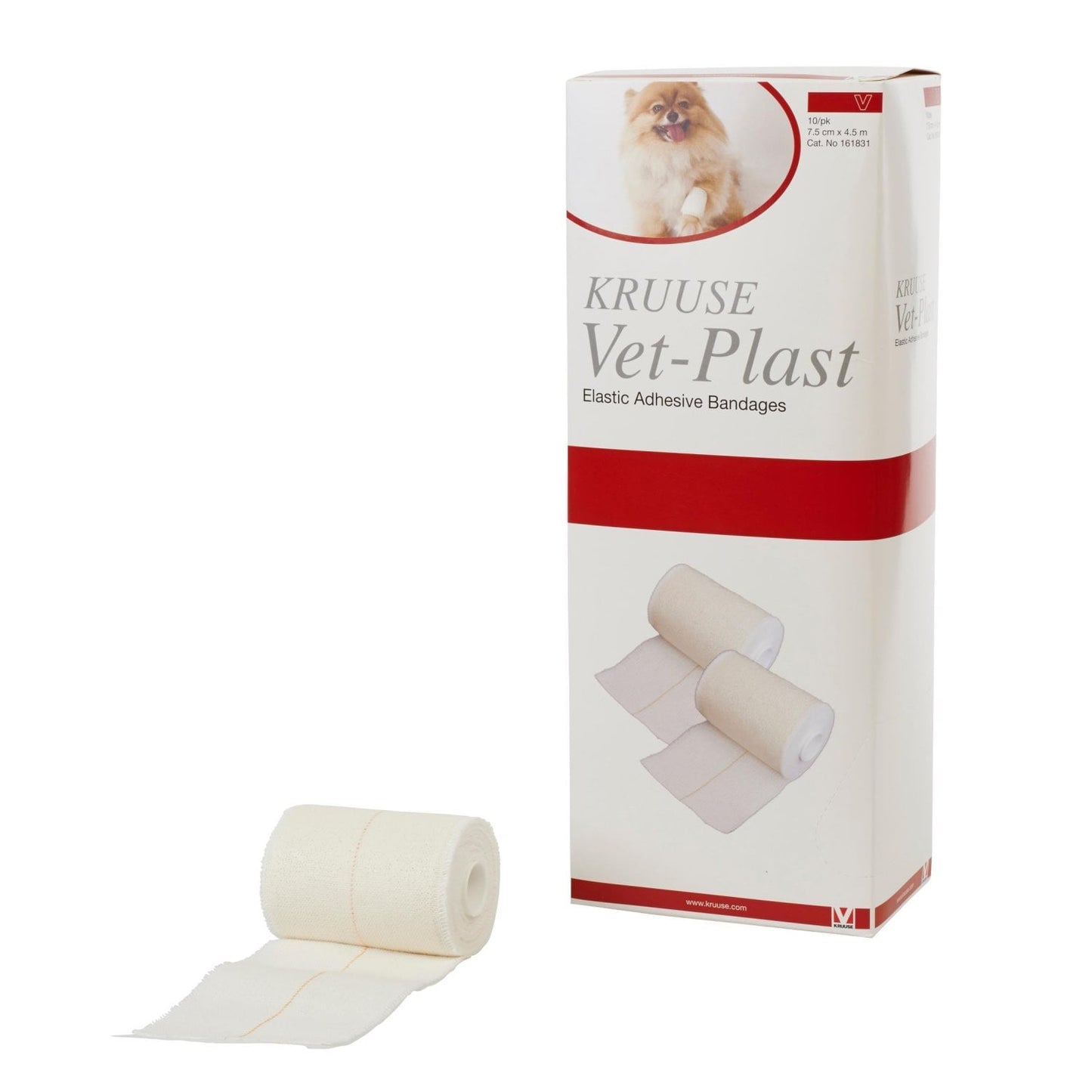 Elastic Adhesive Bandage Vet - Plast 4.5 m Roll 10 x 10 cm