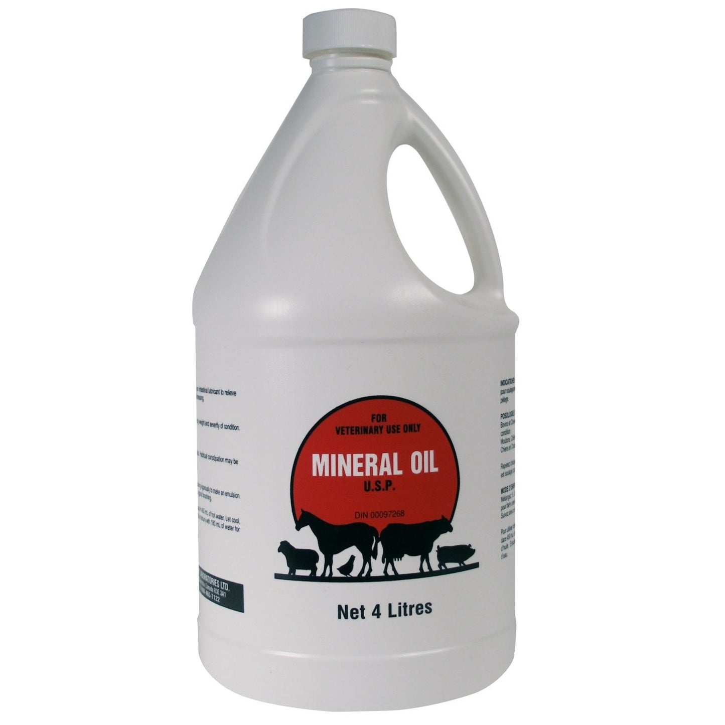 Mineral Oil USP for Cats 4 L Jug