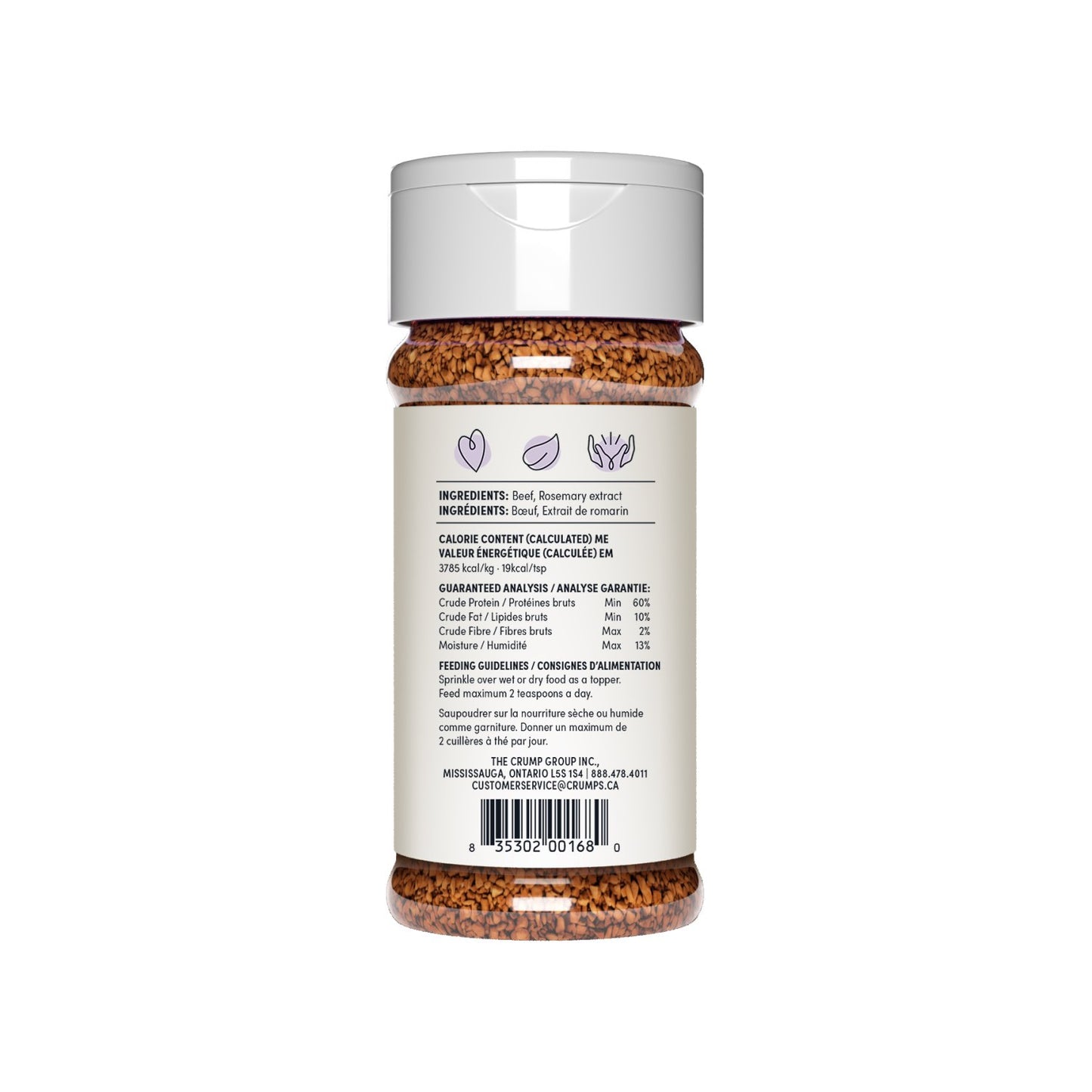 Sprinkles for Dogs (Beef) 120 g Bottle - additional product view 2