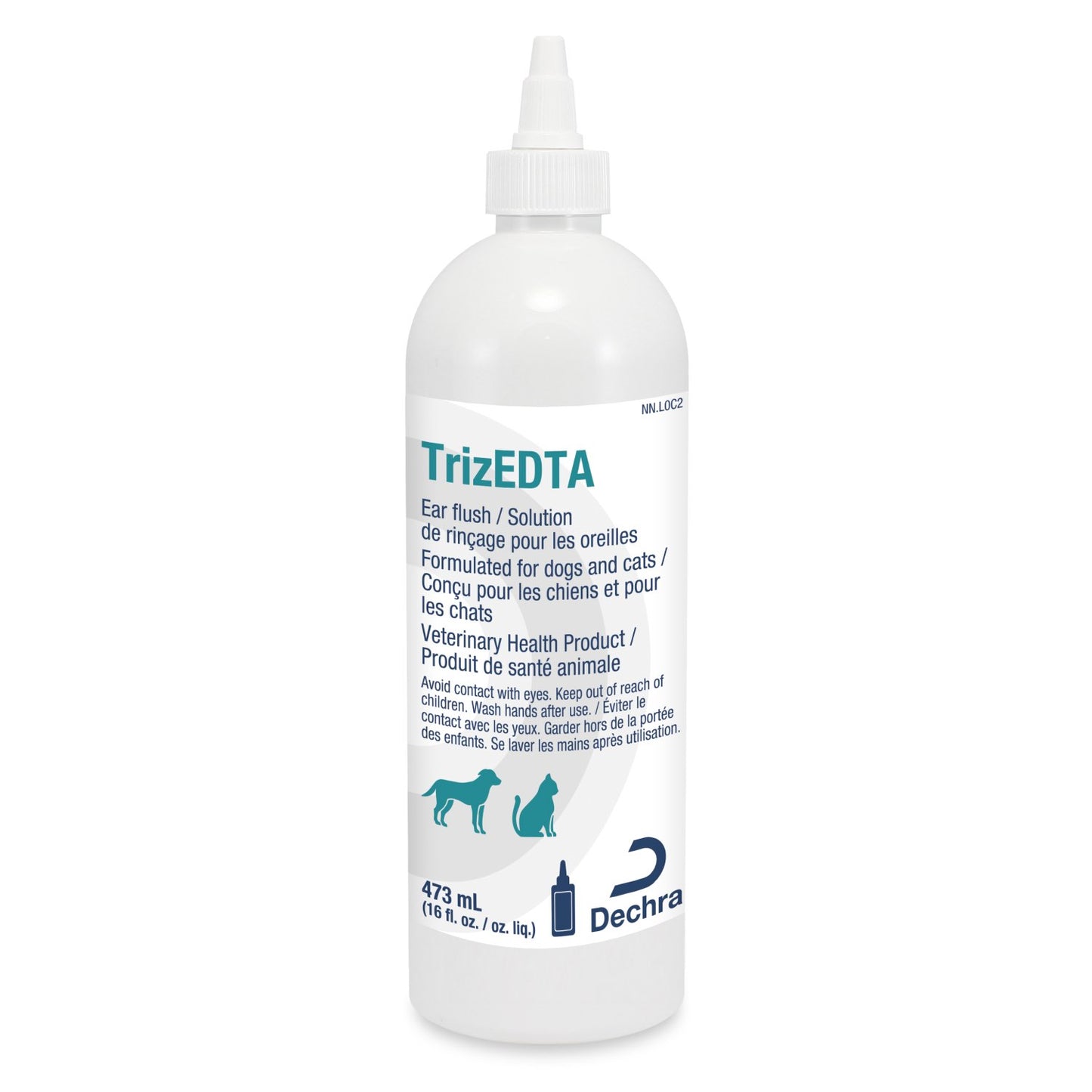 TrizEDTA Ear Flush for Cats and Dogs 473 mL Bottle