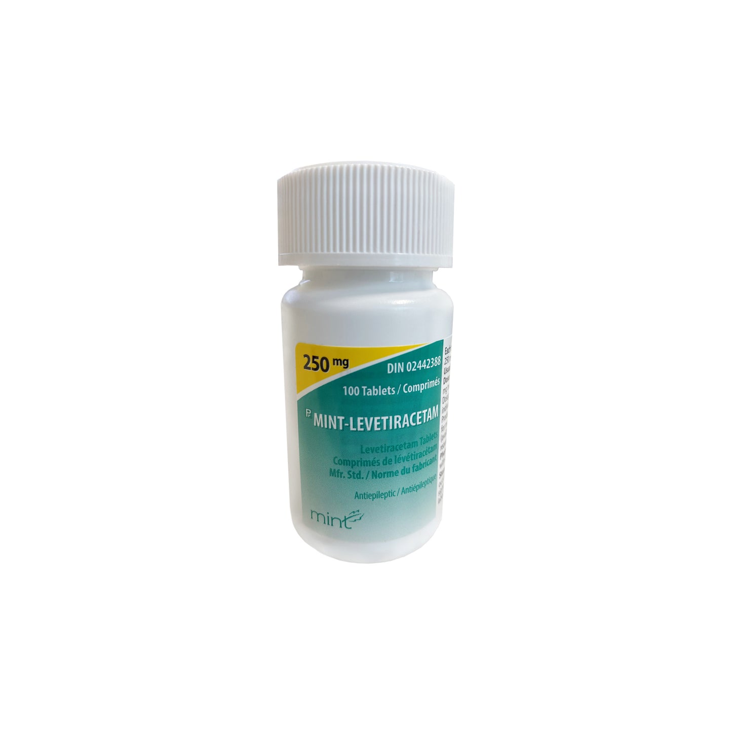 Levetiracetam Tablets Bottle of 100 Tablets