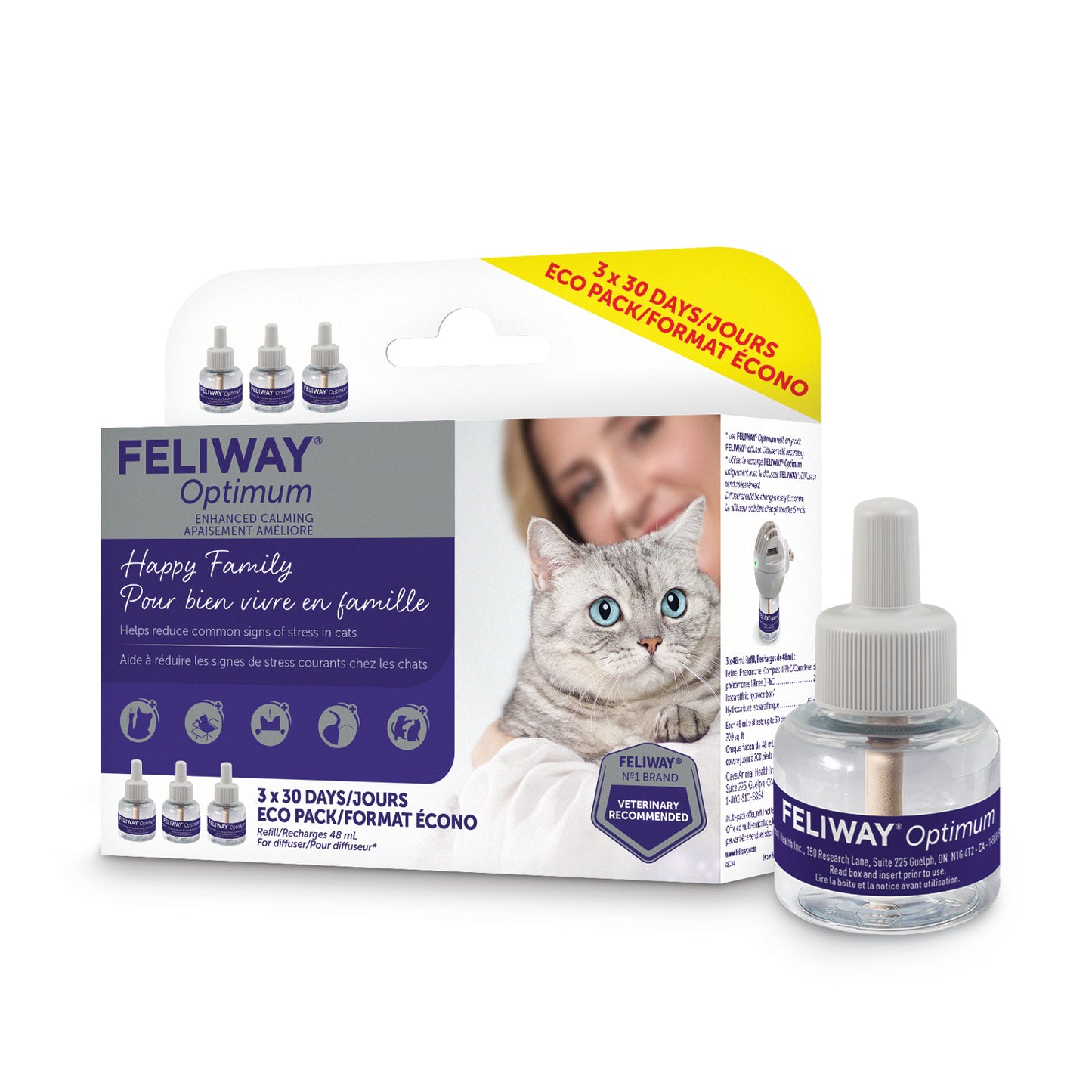 Feliway Optimum Refill for Cats 3 Units