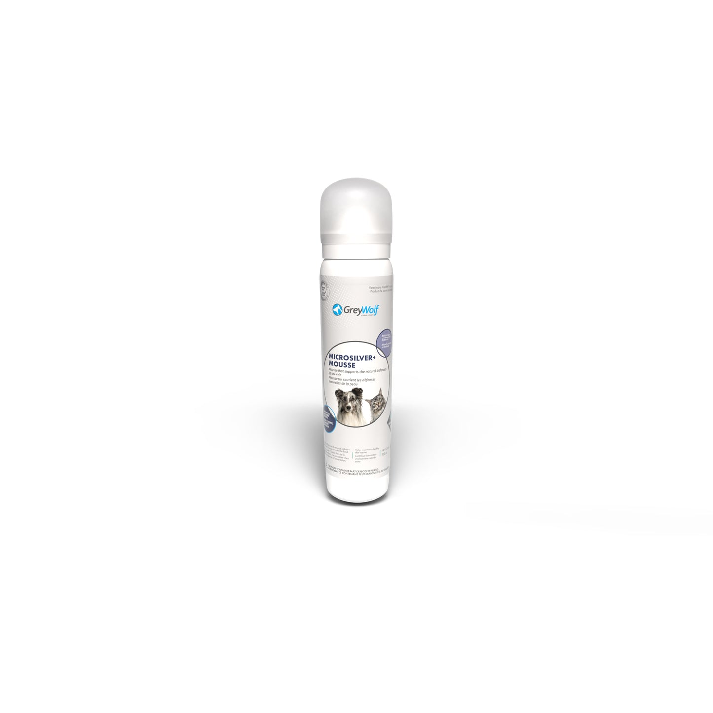 MicroSilver+ Mousse for Cats and Dogs 100 mL Bottle 0.2 %