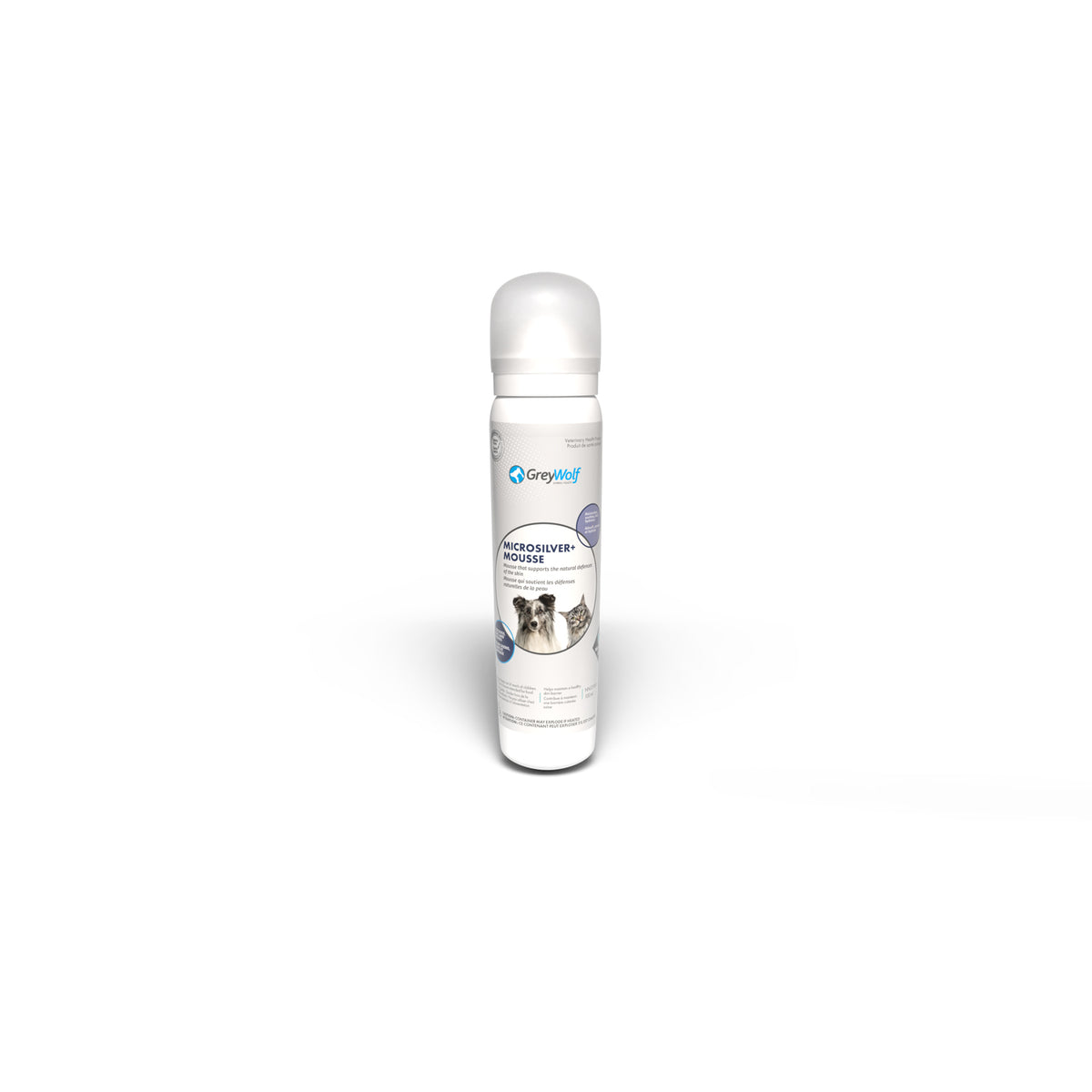MicroSilver+ Mousse for Cats and Dogs 100 mL Bottle 0.2 % - Default Title - product image 1