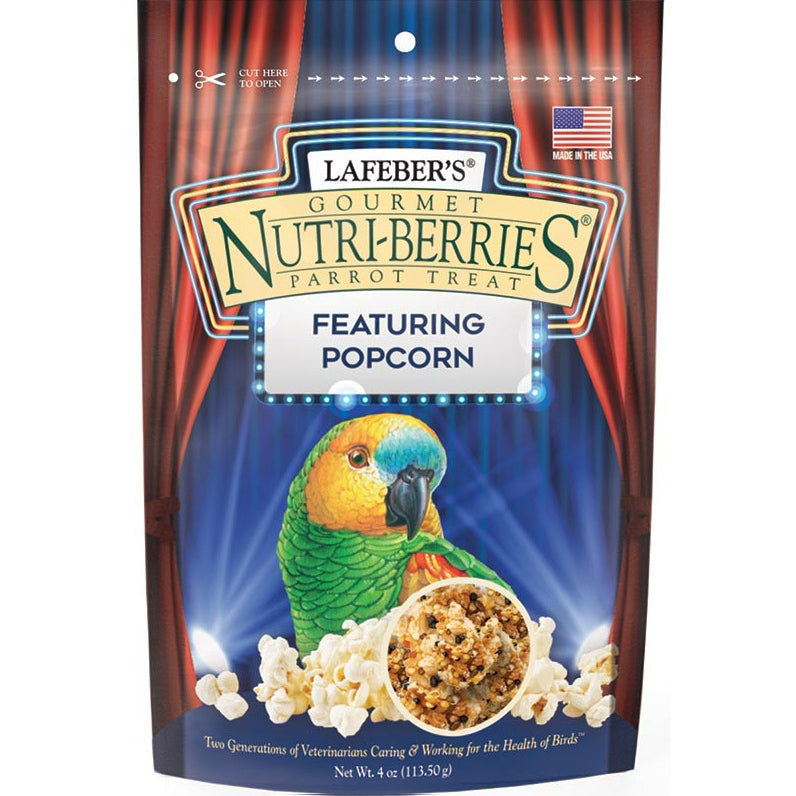 Nutri - Berries Popcorn for Parrots for Birds (Original) 113.5 g Bag