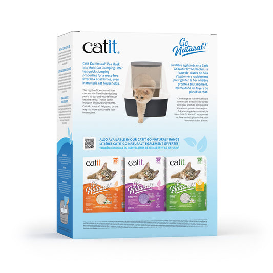 Clumping Litter Go Natural! Multi - Cat Pea Husk Vanilla for Cats 6.4 kg Box - additional product view 2