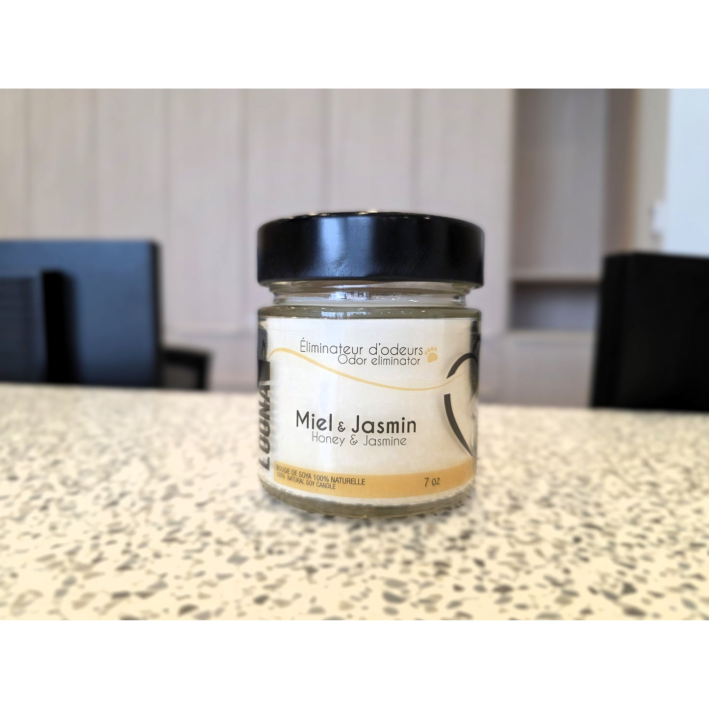 Candle LOONA with Odour Eliminator - Honey and Jasmine 1 Unit - additional product view 2