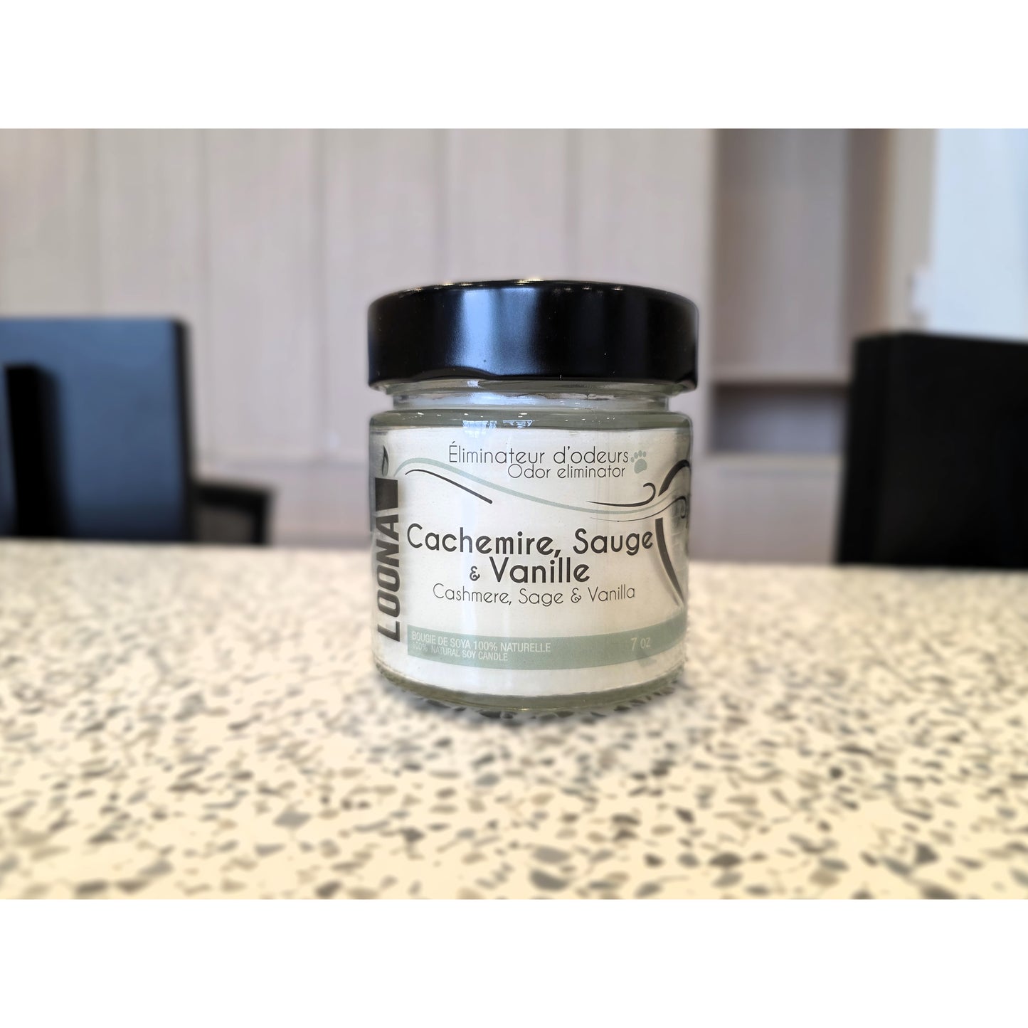 Candle LOONA with Odour Eliminator - Cashmere, Sage and Vanilla 1 Unit - additional product view 2