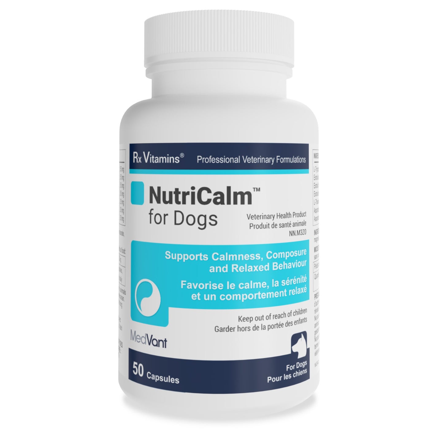 Rx Vitamins NutriCalm Capsules for Dogs (Original) 50 Cap