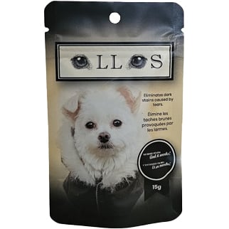 Ollos Stain Eyes Powder for Dogs (Beef) 15 g Pouch