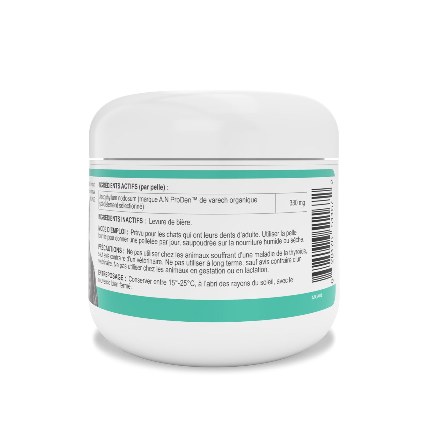 ProDen DentalCare Powder for Cats (Original) 60 g Jar - additional product view 3