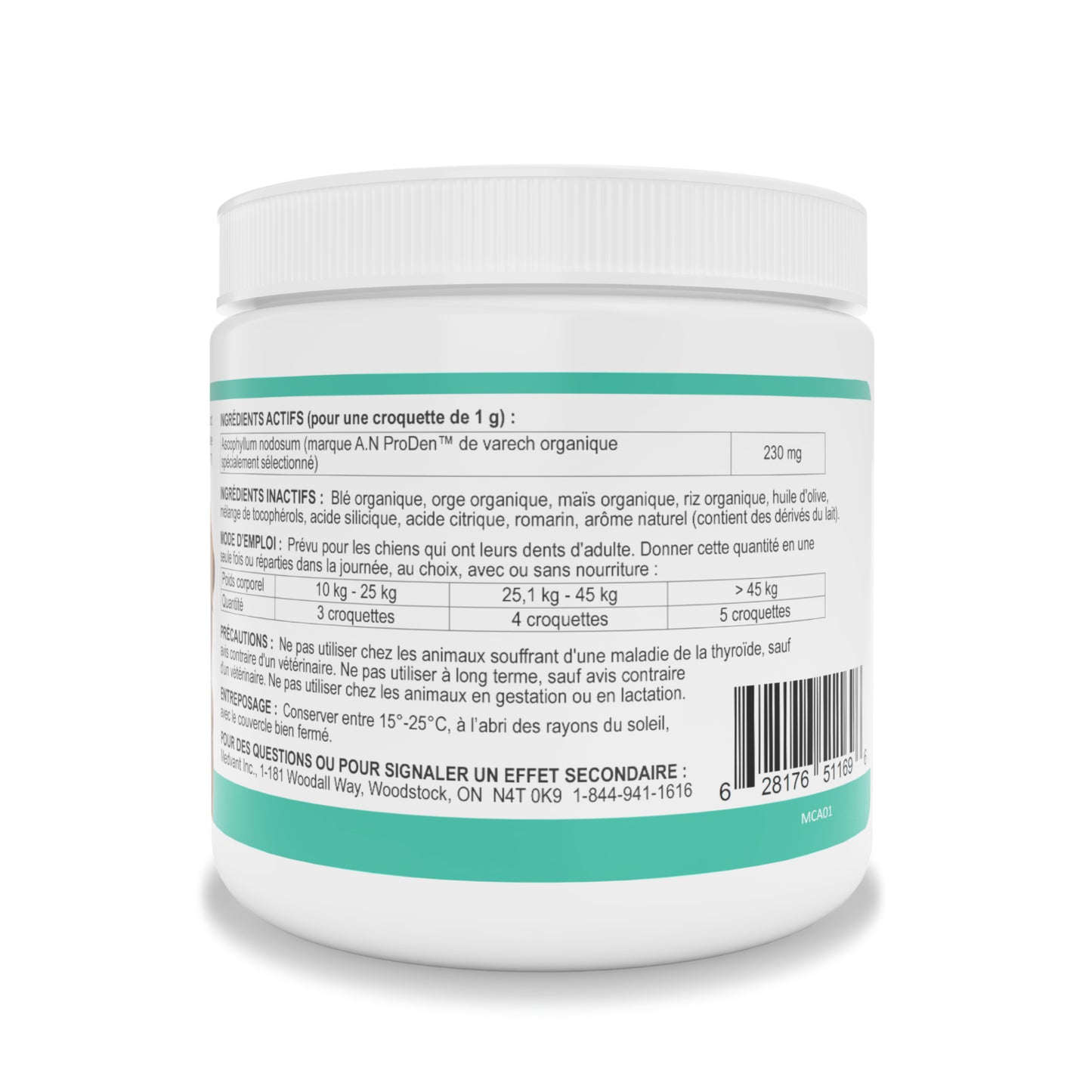 ProDen DentalCare Dental Bites for Medium / Large Dogs (Vegetables) 170 g Jar - additional product view 3