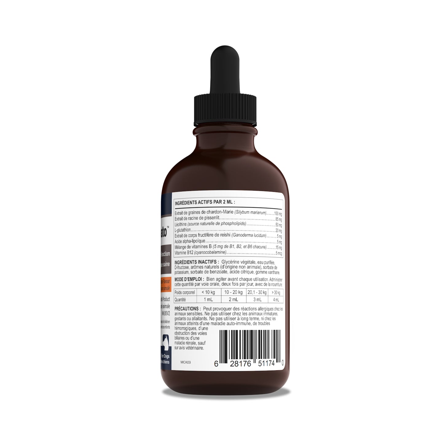 Rx Vitamins Liquid Hepato (Bacon) 120 mL Bottle - additional product view 3