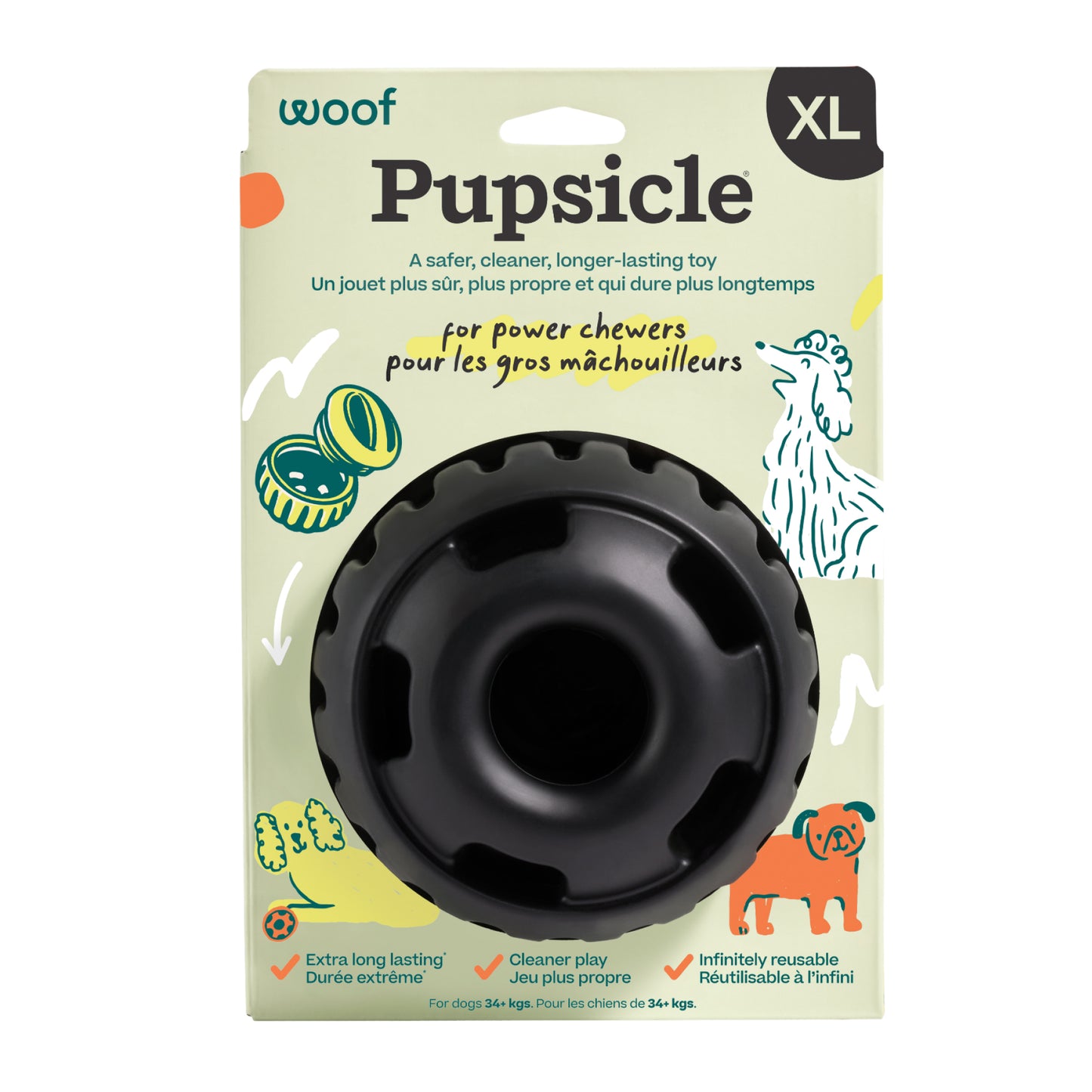 Interactive Toy Pupsicle for Power Chewer Dogs - XL - product image 1