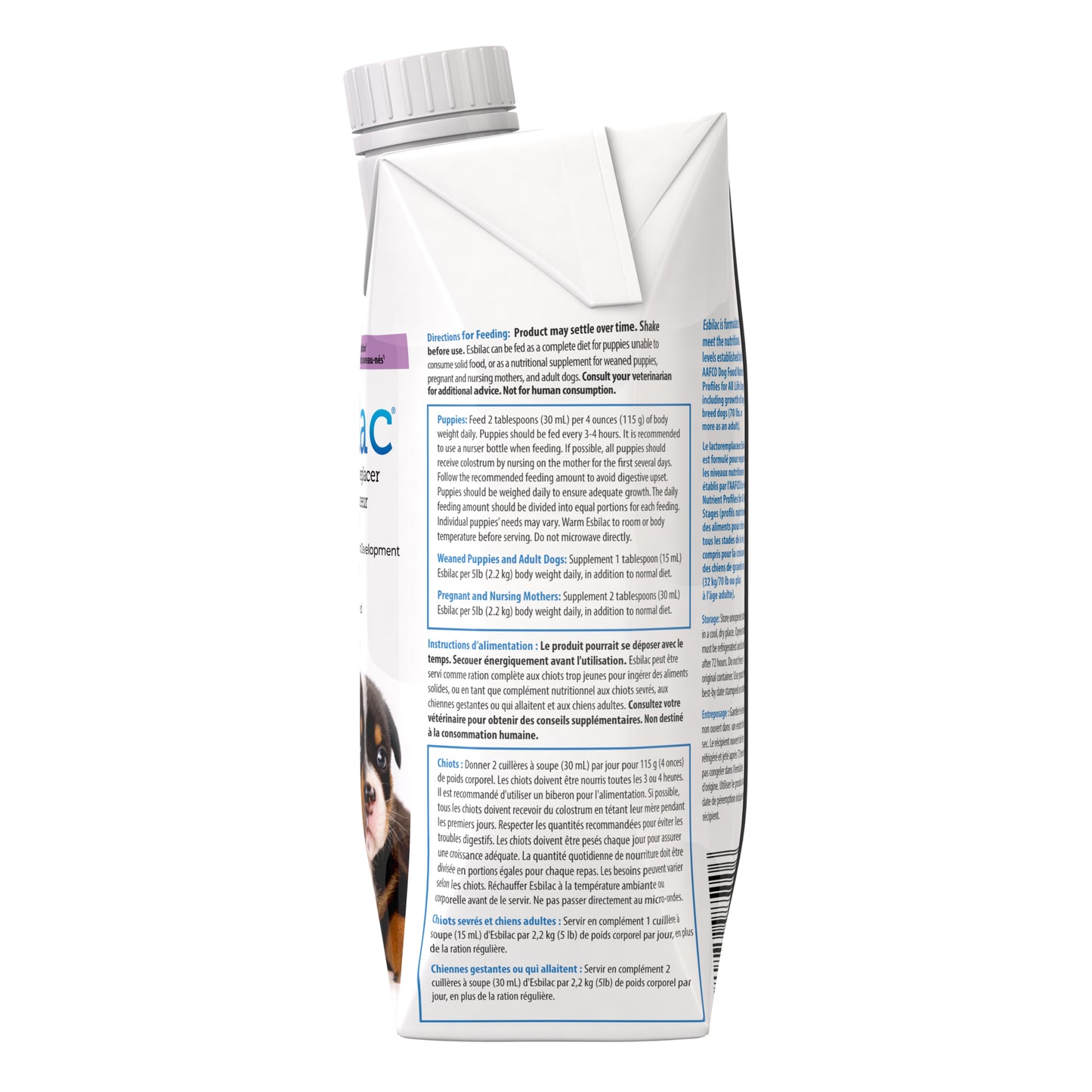 Esbilac Liquid Milk Replacer for Puppies for Dogs 473 mL Tetrapak - additional product view 4
