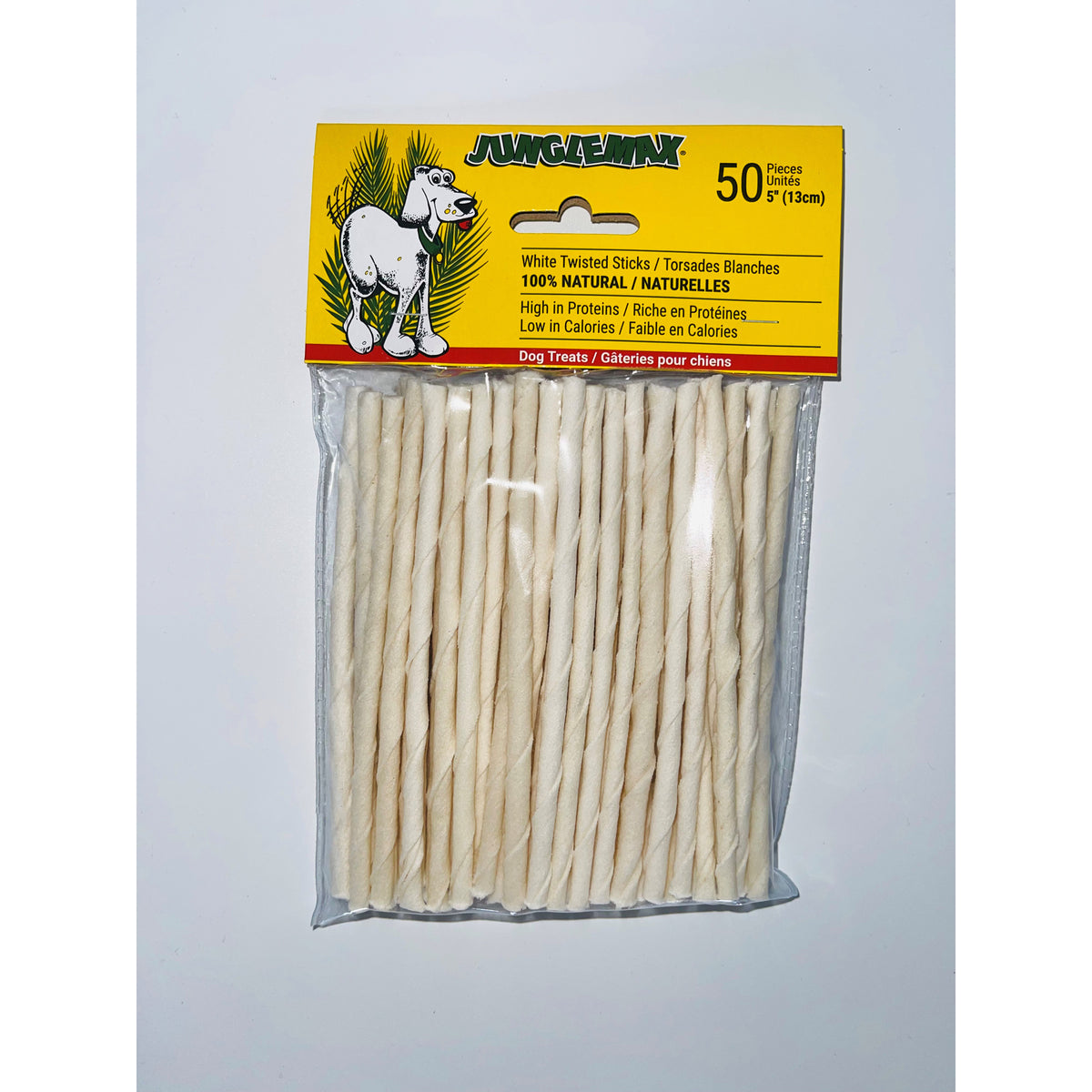 Treat White Twisted Stick for Dogs (Original) 50 x 13 cm - Default Title - product image 1