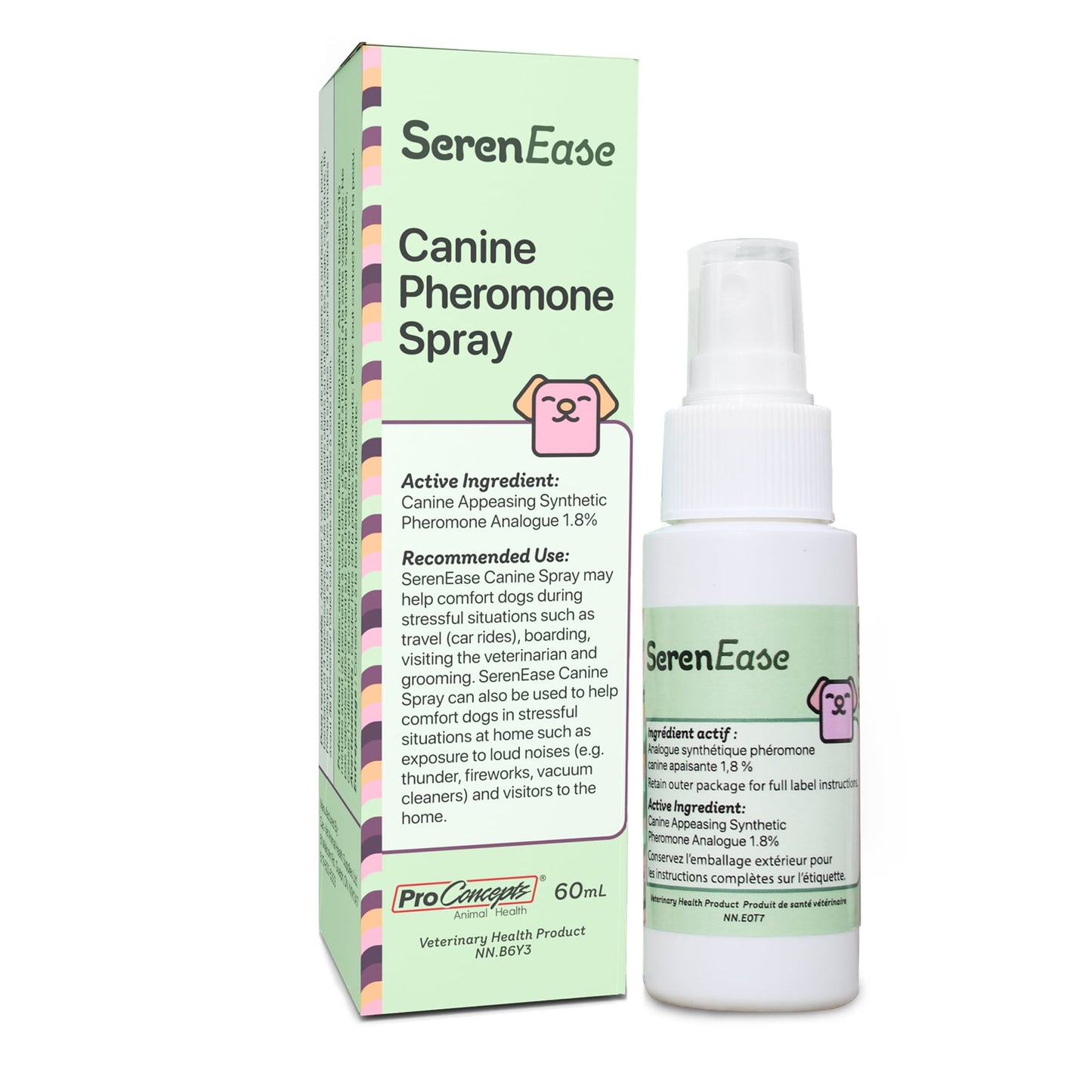 SerenEase Pheromone Spray for Dogs 60 mL Spray Bottle - additional product view 2