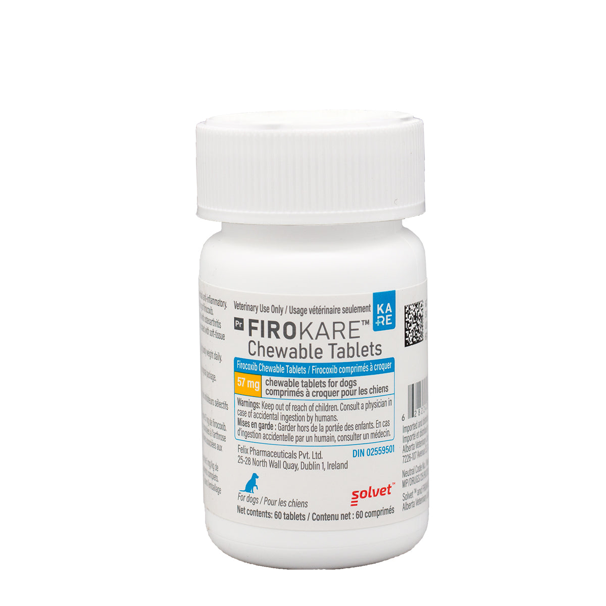 FiroKare Chewable for Dogs Chewable Tablets Bottle of 60 Tablets