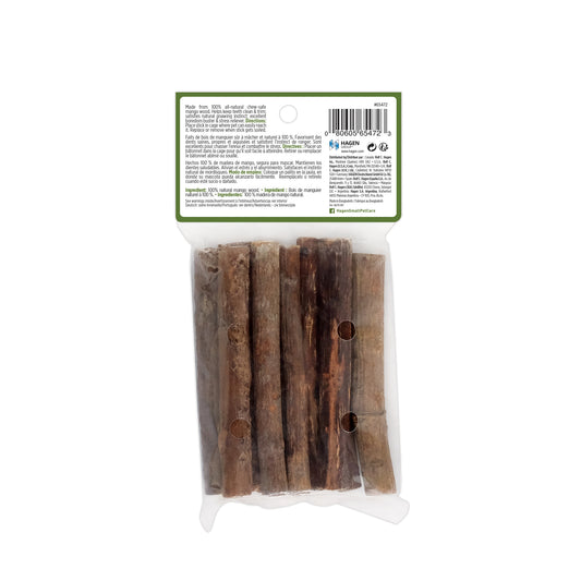 Wood Stick Chew for Small Animals (Mango) 10 cm Pack of 10 Sticks - additional product view 2