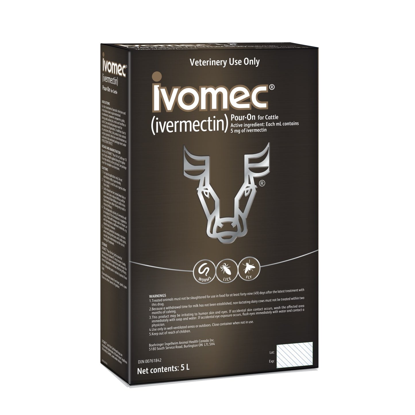 Ivomec Pour - on for Farm Animals 5 L 5 mg / mL