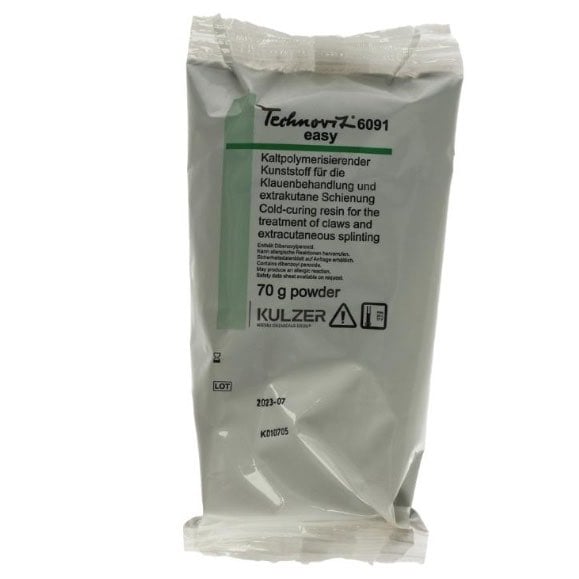 Technovit 6091 Easy Powder for Horses Pack of 12, 70 g