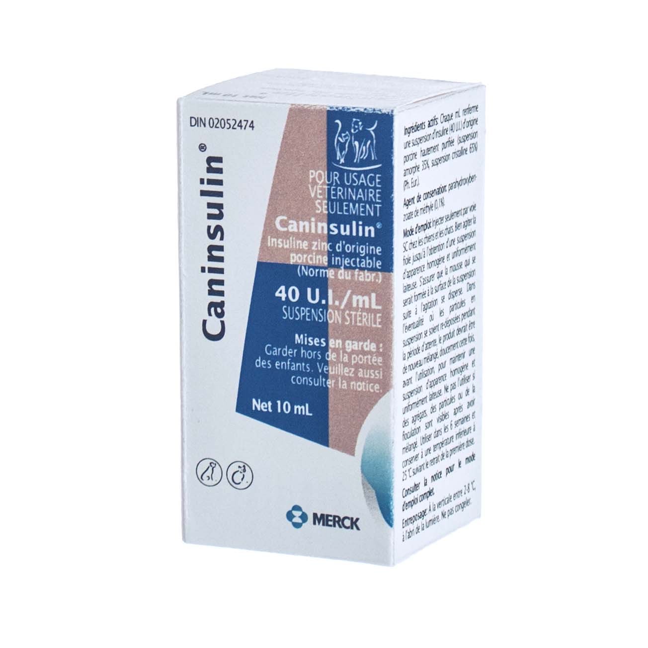 Caninsulin 10 mL 40 I.U.