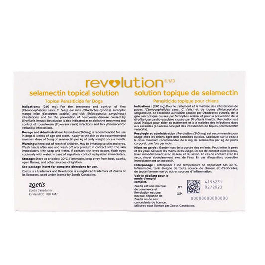 Revolution for Dog, 20.1 - 40 kg (Aqua), 6 Tubes - view 2