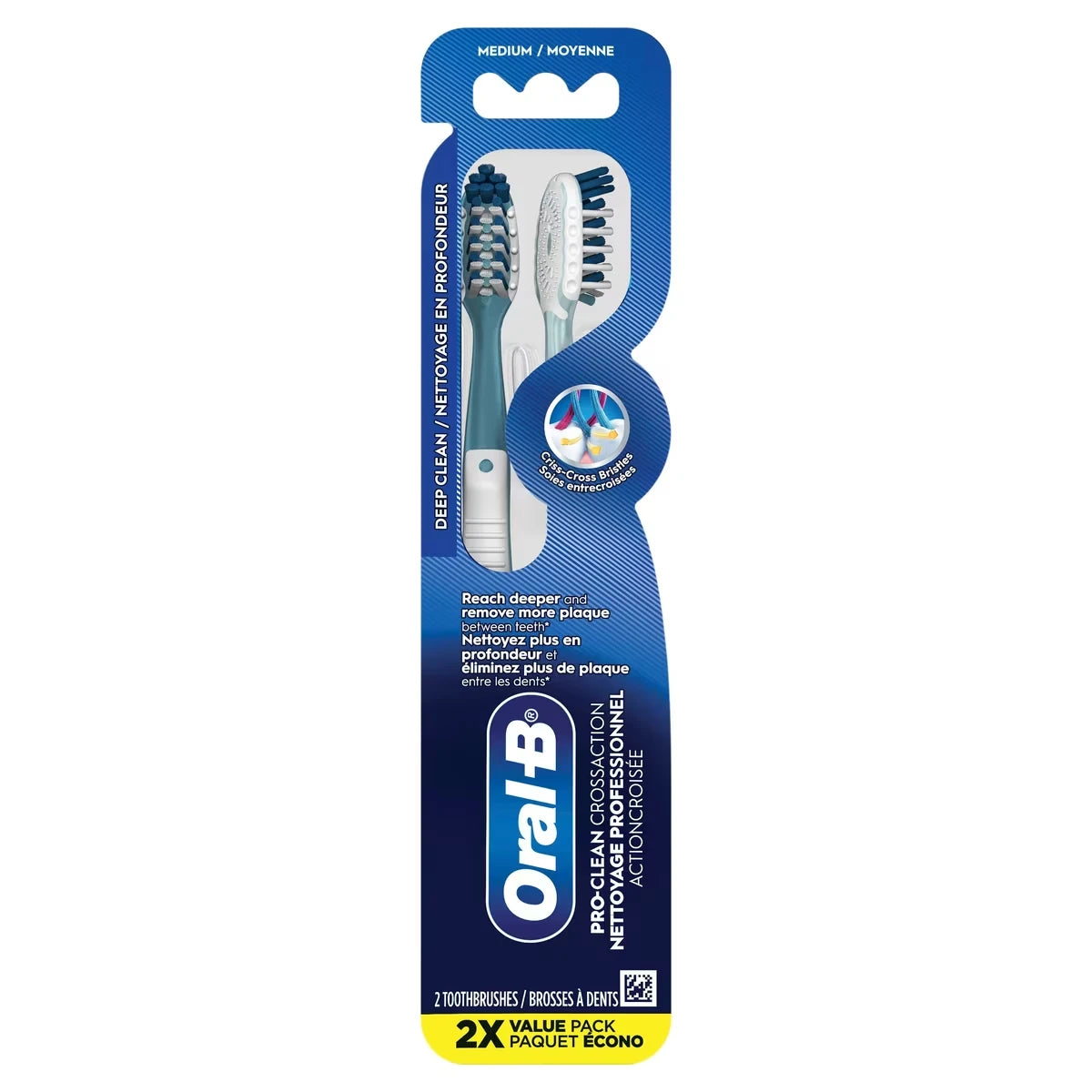 Oral B CrossAction Pro-Health Medium toothbrush product image