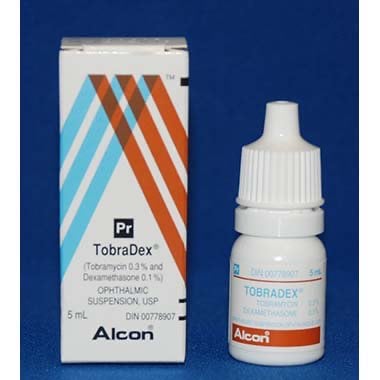 Tobradex Ophthalmic Suspension 1 Bottle of 5 mL