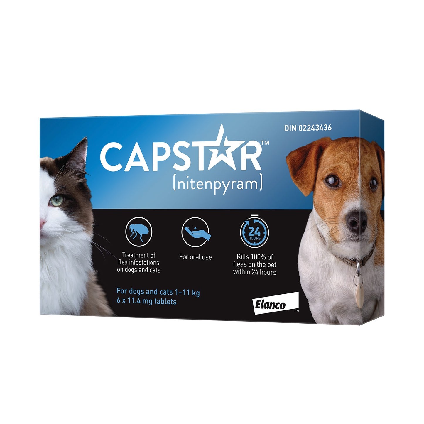 Capstar for Cat and Dog 6 Tablets 11.4 mg
