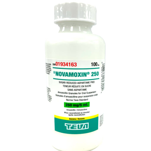 Amoxicillin Suspension Reduced in Sugar (to Reconstitute) Granules for Suspension 1 Bottle of 100 mL