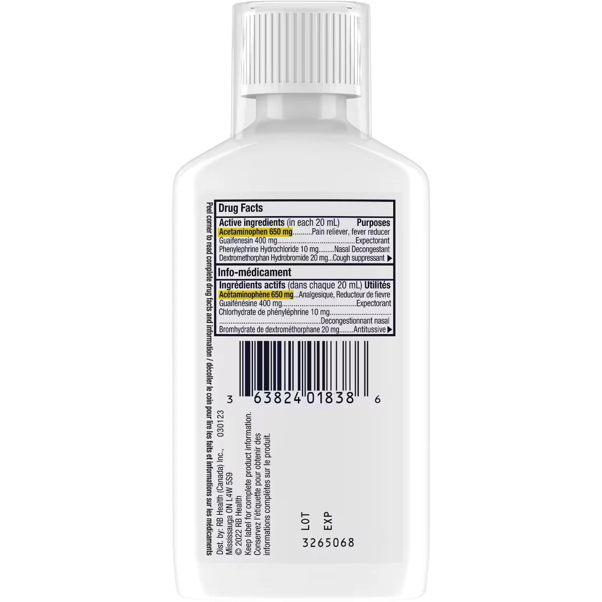 Mucinex Multi-Action® Congestion, Cold & Cough Solution product detail