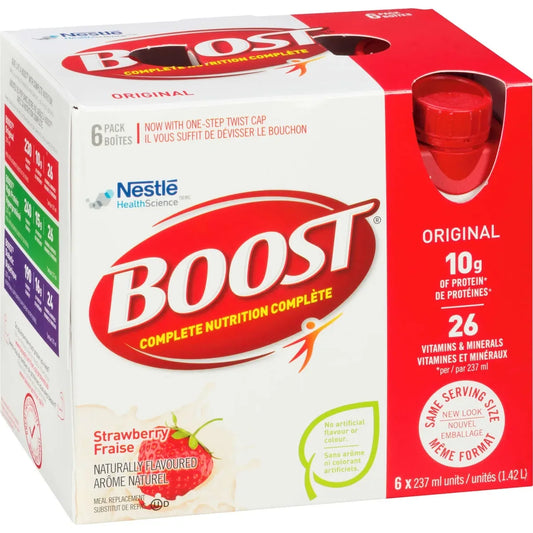 Boost Original Strawberry Meal Replacement Drink, 6 × 237 ml product detail