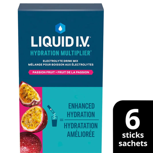 Liquid I.V Electrolyte Drink Mix Passion Fruit 6 CT 6 count product detail