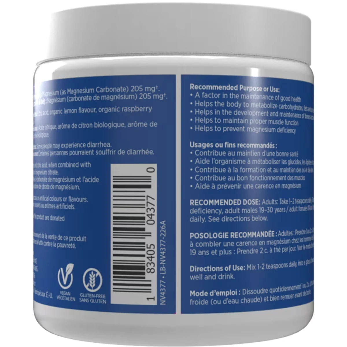 Natural Calm Magnesium Powder product detail