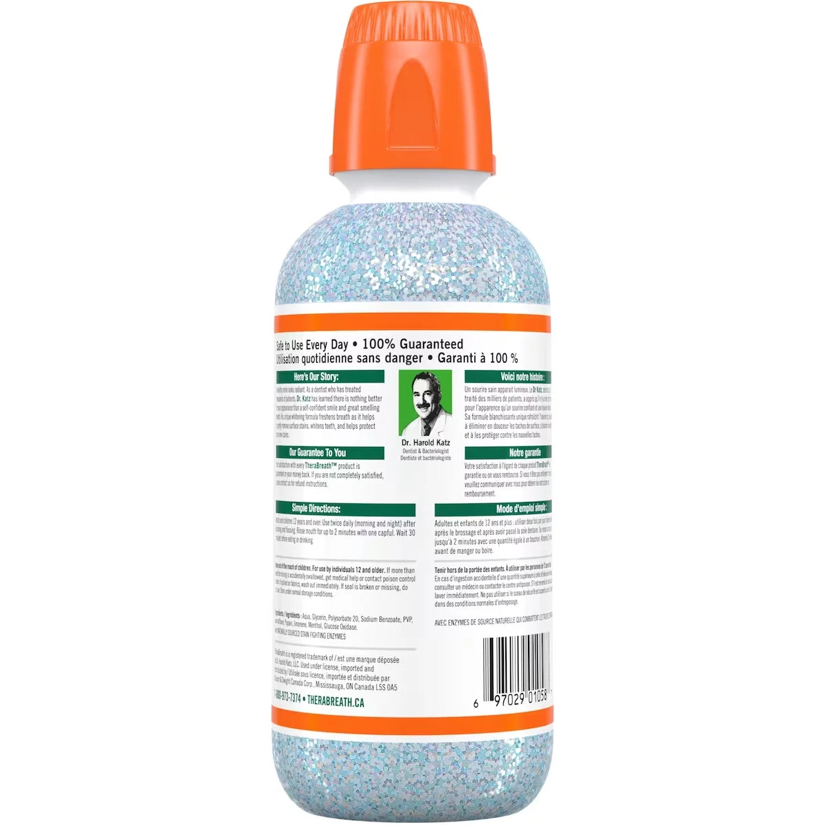 TheraBreath Whitening Oral Rinse - Dazzling Mint product detail