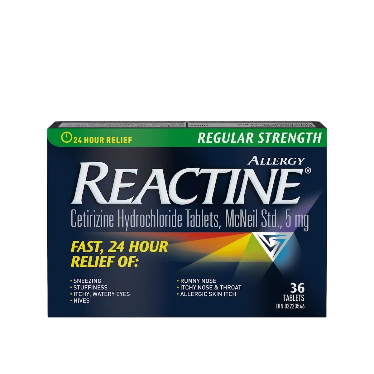Reactine Regular Strength 24 hour Allergy Medicine, 5 mg product image