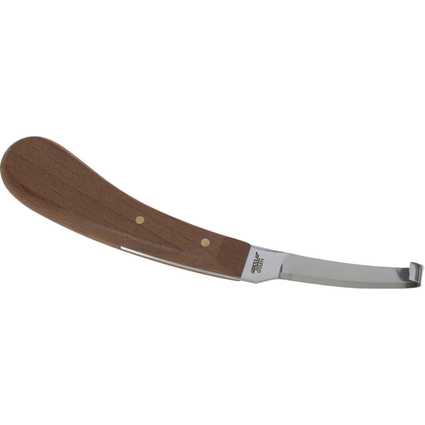 Hoof and Claw Knife Thermally Treated Hardwood Handle 1 Unit Left