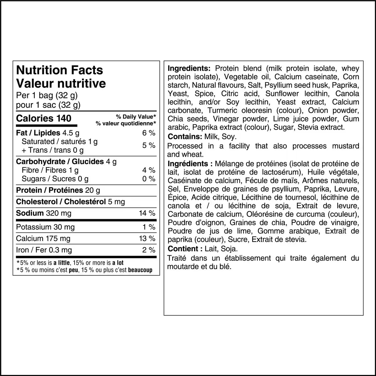 Quest Chili Lime Chips product detail