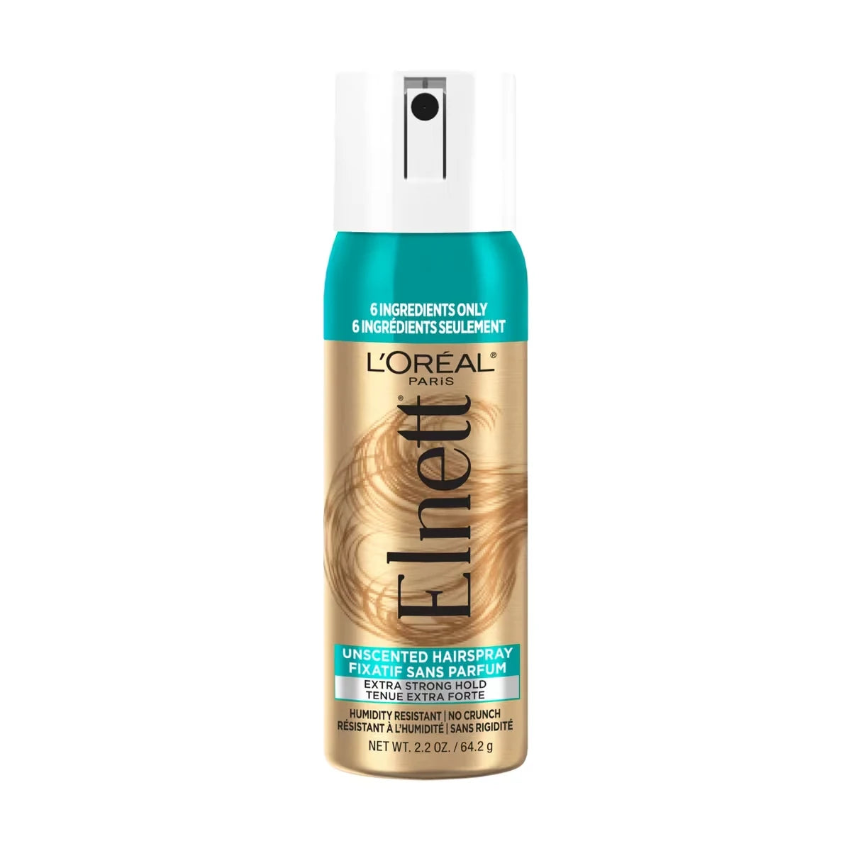 L'Oréal Paris Extra Strong Hold Hairspray, Elnett Satin Unscented, Travel Size product image
