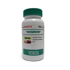 Amoxicillin, 250 mg, 100 Capsules