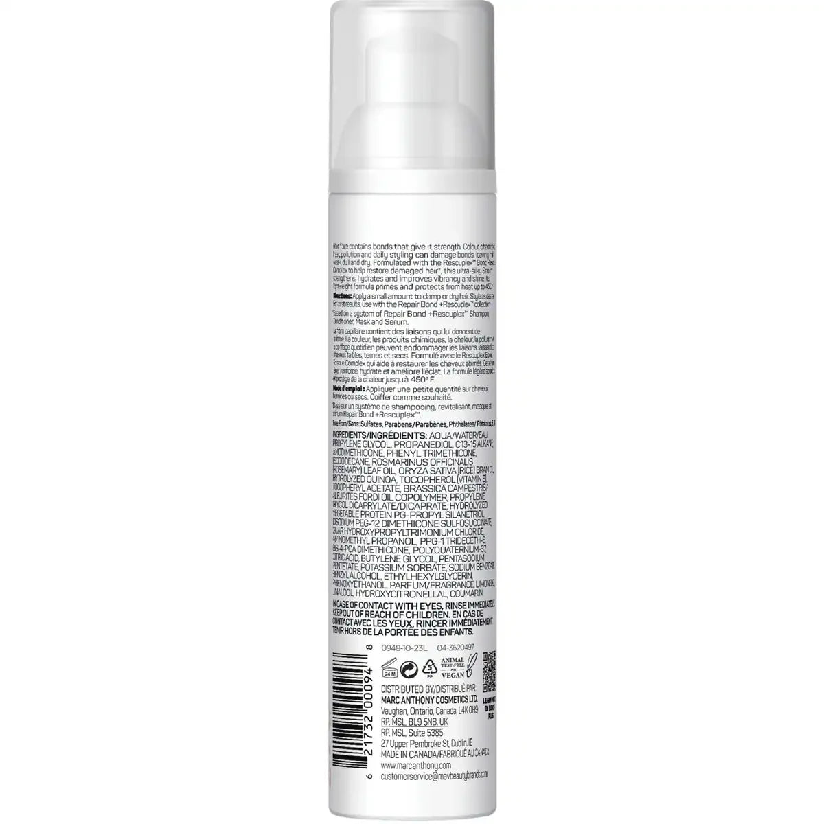 Marc Anthony Repair Bond +RescuplexTM Nourish & Protect Serum product detail