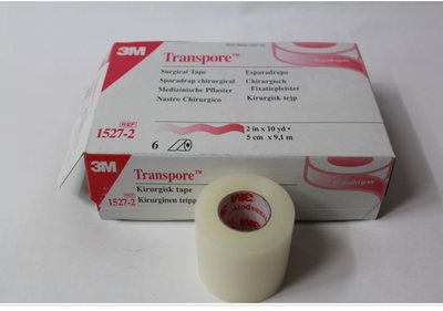 Solventum Tape Transpore 2in X 10yds 1527-2 — Box of 6 — product image