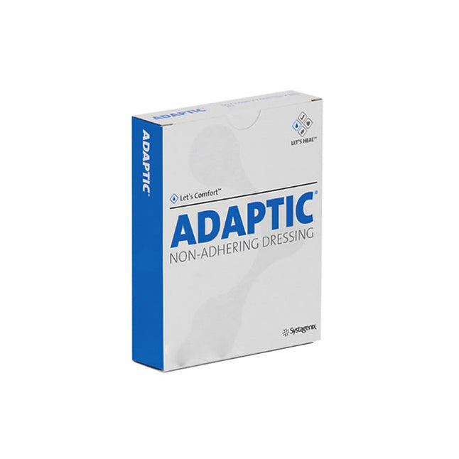 Solventum Adaptic Non-Adhering Dressing 16" X 3" Knitted Sterile Petrolatum Emulsion Impregnated 2014 — Box of 36 — product image
