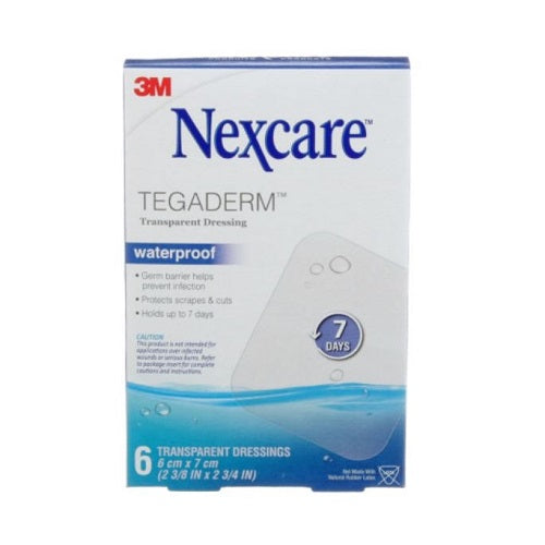 3m Nexcare Tegaderm Transparent Waterproof Dressing 6 X 7cm H1624-06-CA — Box of 6 — product image