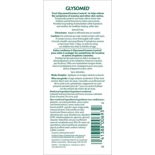 Glysomed Eczema ControlTM product detail