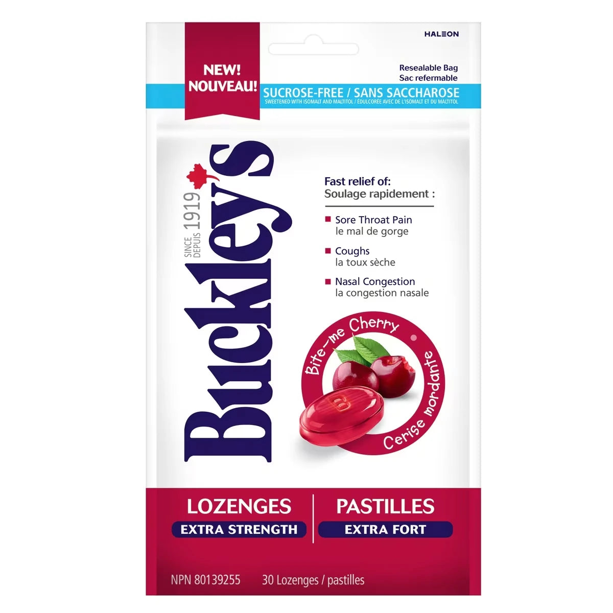 Buckleys Buckley's Lozenges Extra Strength Bite-me Cherry product image