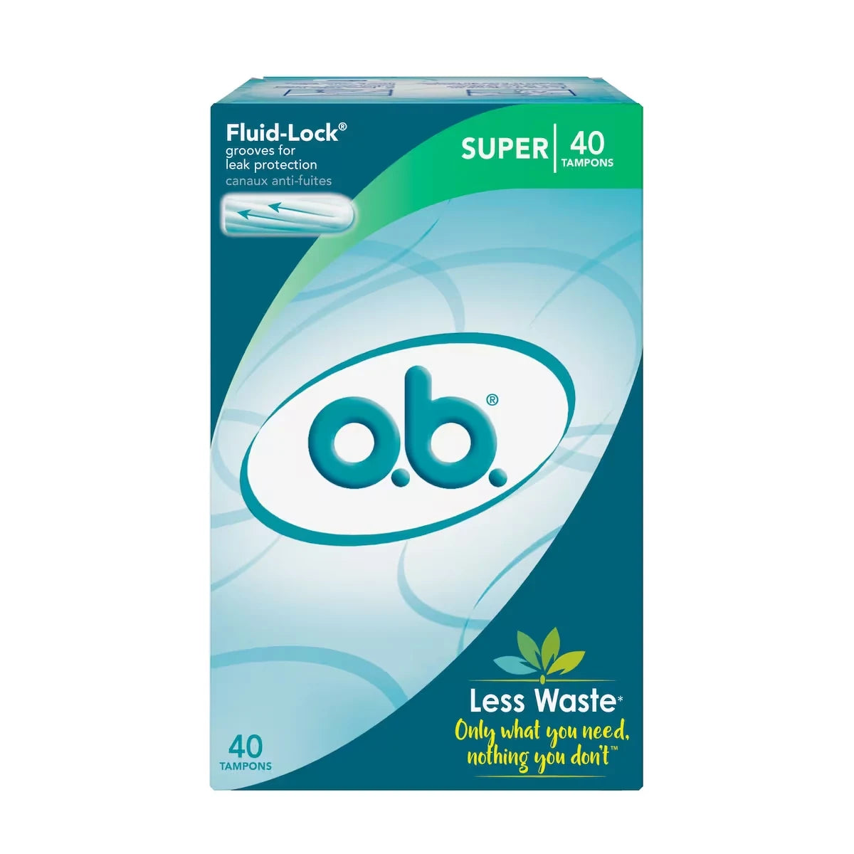 O.B Original Non-Applicator Tampons Super Absorbancy product detail