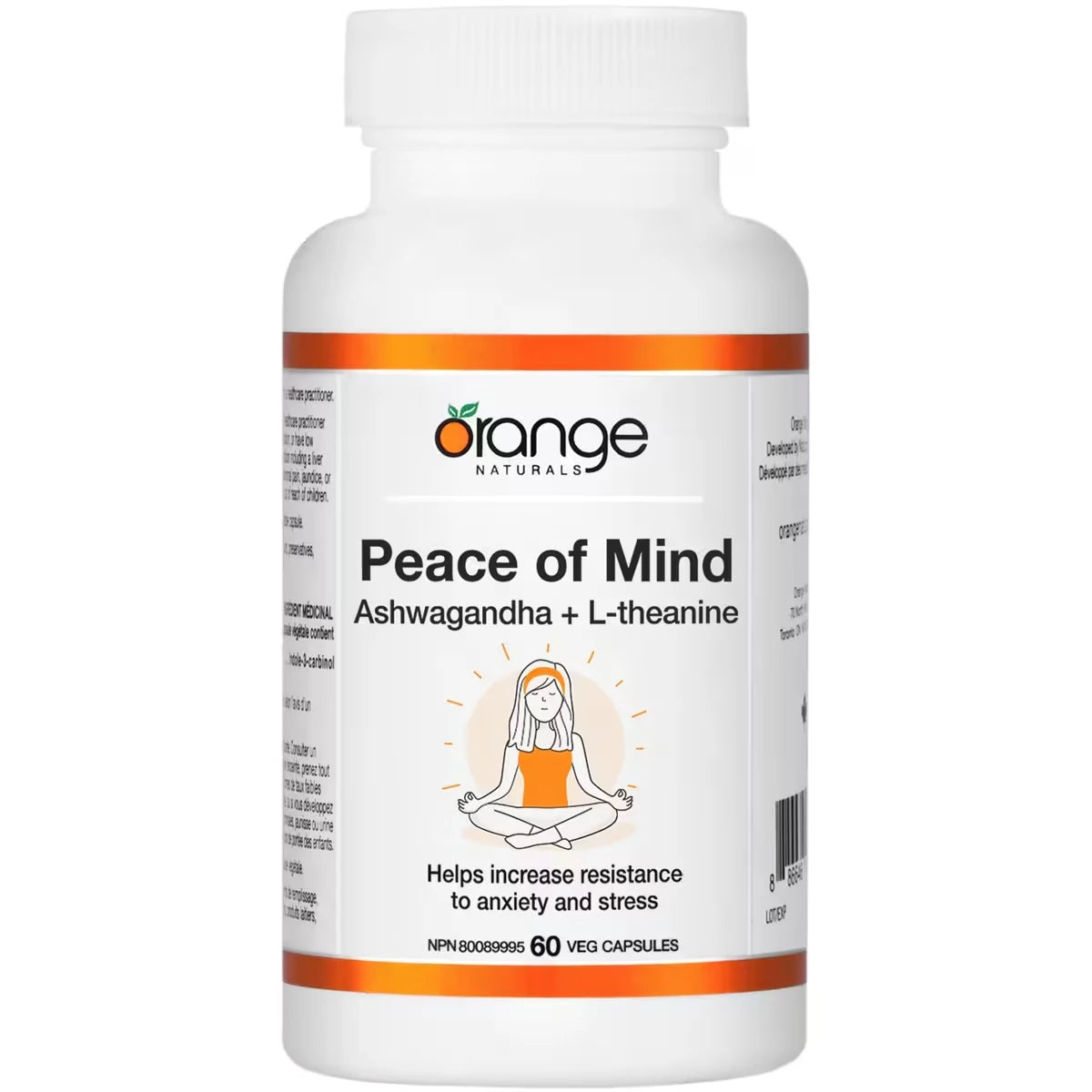 Orange Naturals Peace of Mind front package